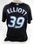 Toronto Blue Jays Elliott #39 Game Issued Black Jersey Ext ST 50 44