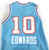 1986-87 Sacramento Kings Franklin Edwards #10 Game Issued Blue Jersey 42 3