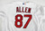 2023 St. Louis Cardinals Brandon Allen #87 Game Issued Pos Used White Jersey 6