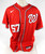 2021 Washington Nationals Wil Crowe #57 Game Issued Red Jersey 48 461