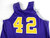 1990s Utah Jazz #42 Game Issued Purple Grey Practice Jersey XXL 79