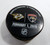 Florida Panthers Vs. Nashville Predators Game Used Black Warm Up Puck DP61332