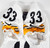 2021 Pittsburgh Steelers David Perales #33 Game Issued White Jersey 42 304