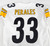 2021 Pittsburgh Steelers David Perales #33 Game Issued White Jersey 42 304
