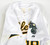 2014 Oakland Athletics Alberto Callaspo #18 Game Issued Pos Used White Jersey 3