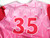 Lexington Legends #35 Game Used Signed Pink Jersey Breast Cancer Night 52 651