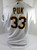 2021 Oakland Athletics A.J. Puk #33 Game Issued White Jersey 46 DP46093