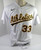 2021 Oakland Athletics A.J. Puk #33 Game Issued White Jersey 46 DP46093