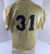 North Carolina Tar Heels UNC #31 Game Used Gold Practice Football Jersey 704