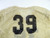 North Carolina Tar Heels UNC #39 Game Used Gold Practice Football Jersey 708