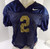 North Carolina Tar Heels UNC #2 Game Used Navy Practice Football Jersey 714