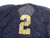 North Carolina Tar Heels UNC #2 Game Used Navy Practice Football Jersey 714