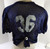 North Carolina Tar Heels UNC #36 Game Used Navy Practice Football Jersey 721