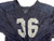 North Carolina Tar Heels UNC #36 Game Used Navy Practice Football Jersey 721