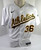 2021 Oakland Athletics Yusmeiro Petit #36 Game Issued Pos Used White Jersey 48 5
