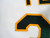 2021 Oakland Athletics Yusmeiro Petit #36 Game Issued Pos Used White Jersey 48 5
