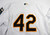 2016 Oakland Athletics RJ Alvarez #42 Game Issued Pos Used White Jersey JRD 48 2