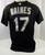 2003-06 Florida Marlins Haines #17 Game Used Black Jersey BP ST L 081