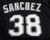 2003-06 Florida Marlins Anibal Sanchez #38 Game Used Black Jersey BP ST L 073