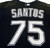 2003-06 Florida Marlins Jarrett Santos #75 Game Used Black Jersey BP ST XL 140
