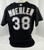 2003-06 Florida Marlins Brian Moehler #38 Game Used Black Jersey BP ST XL 072