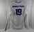 Texas Christian Uni TCU Horn Frogs #19 White Nike Volleyball Game Used Jersey 43