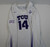 Texas Christian Uni TCU Horn Frogs #14 White Nike Volleyball Game Used Jersey 51