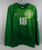 Texas Christian Uni TCU Horn Frogs #18 Green Nike Soccer Game Used Jersey 35