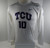 Texas Christian Uni TCU Horn Frogs #10 White Volleyball Game Used Jersey 36