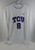 Texas Christian Uni TCU Horn Frogs #8 White Nike Volleyball Game Used Jersey 86