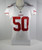 2013 San Francisco 49ers #50 Game Issued White Jersey