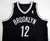 2013-14 Brooklyn Nets Marquis Teague #12 Game Used Black Jersey 2114-3114