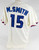 Toronto Blue Jays M.Smith #15 Game Issued White Jersey 817