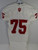 2015 Indiana Hoosiers #75 Game Used White Jersey Nameplate Removed XL DP13985