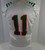 Miami Hurricanes #11 Game Used White Football Practice Jersey 921