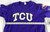 2000s Texas Christian TCU Horned Frogs #17 Game Used Purple Jersey Baseball XL 6