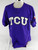 2000s Texas Christian TCU Horned Frogs #27 Game Used Purple Jersey Baseball XL 3