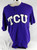 2000s Texas Christian TCU Horned Frogs #31 Game Used Purple Jersey Baseball XL 8