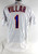 2021 New York Mets Jonathan Villar #1 Game Used White Jersey 41 Seaver P 2 H 46