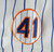 2021 New York Mets Jonathan Villar #1 Game Used White Jersey 41 Seaver P 2 H 46