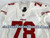 2014 San Francisco 49ers Joe Looney #78 Game Used White Jersey 48 051