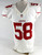 2014 San Francisco 49ers Chase Thomas #58 Game Issued White Jersey 42 052