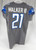 2019 Detroit Lions Tracy Walker III #21 Game Issued Grey Jersey Color Rush 40 5