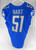 2023 Detroit Lions Bobby Hart #51 Game Used Blue Jersey 90 Seasons Patch 44 2