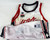 1996-97 Team USA Basketball Blank Game Issued White Jersey 48 065