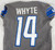 2020 Detroit Lions Kerrith Whyte #14 Game Issued Grey Jersey Color Rush 38 367