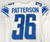 2023 Detroit Lions Riley Patterson #36 Game Issued White Jersey 90 Patch 40 366