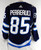2020-21 Winnipeg Jets Mathieu Perreault #85 Game Used Navy Jersey 10th Patch 54