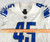 2019 Detroit Lions #45 Game Used White Jersey Name Plate Removed 42 386