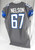 2022 Detroit Lions Matt Nelson #67 Game Issued Grey Jersey Color Rush 46 390